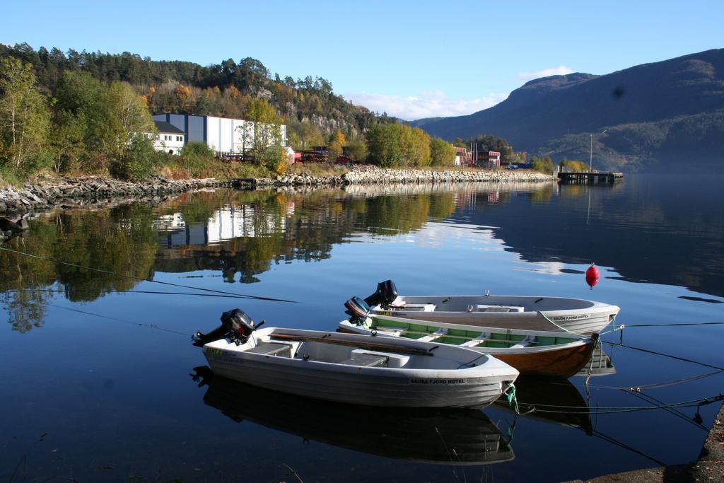 Sauda Fjord Camping Saudasjøen Dış mekan fotoğraf
