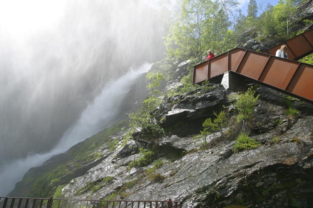 Sauda Fjord Camping Saudasjøen Dış mekan fotoğraf